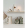 Maison Photophore en Céramique Vert Mousse – Déco Cocooning