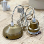 Kit électrique de suspension vintage pour luminaire