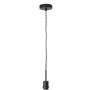 Kit électrique pour suspension cordon torsadé noir
