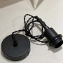 Kit électrique pour suspension cordon torsadé noir