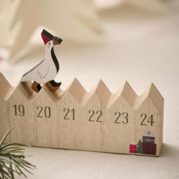 Calendrier de l'avent en bois petite Oie