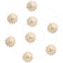 Guirlande flocons de neige blanc