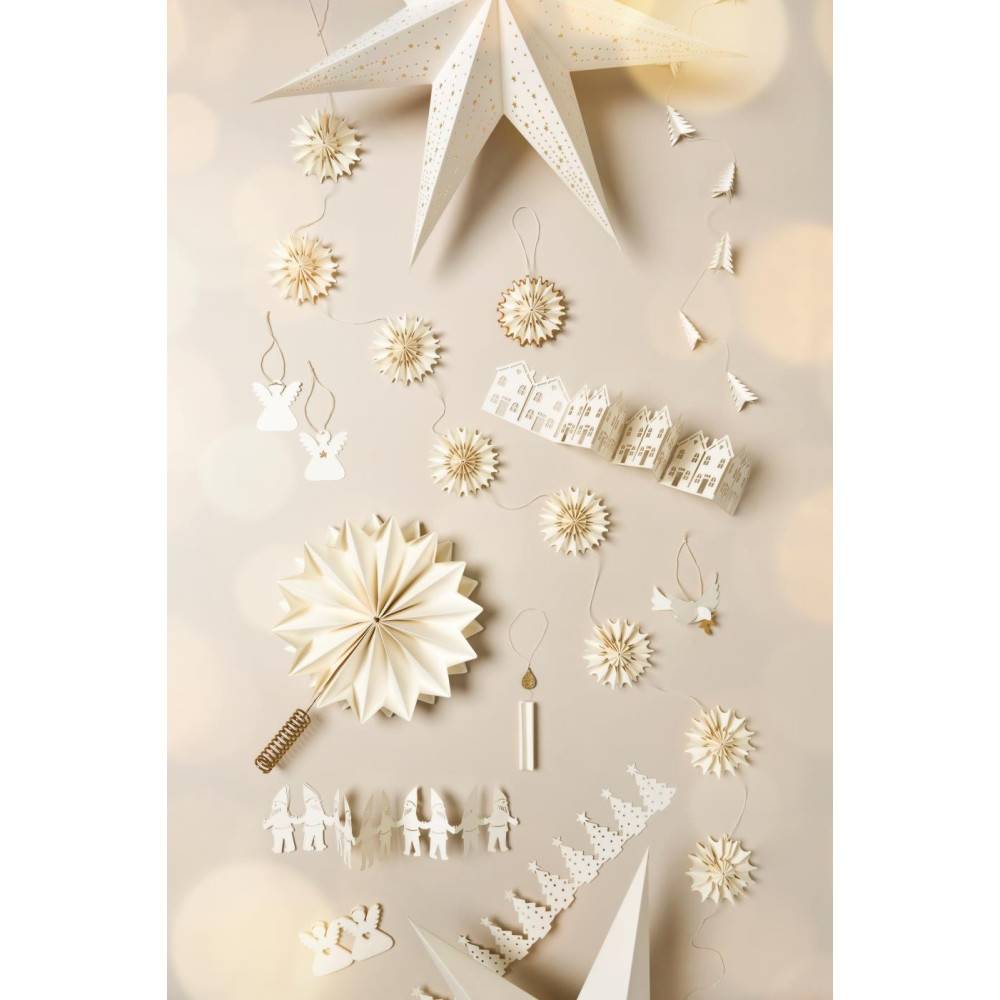 Folia 2339 Cadre Photo En Carton à Suspendre Lot De 3 Blanc - 12,5 X 12,5 Cm