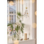 Sapin de Noël avec ornements en laiton Magie et souhaits