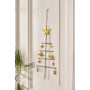 Sapin de Noël avec ornements en laiton Magie et souhaits