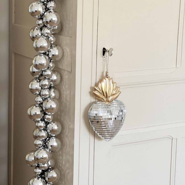 Guirlande boules à facettes Disco