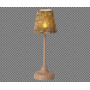 Lampadaire vintage rose poudré Maileg
