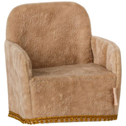 Fauteuil miniature Maileg poudre – Mobilier maison de poupée
