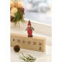 Calendrier de l'Avent en bois Lutin de Noël