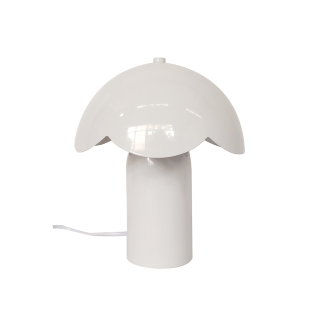 Lampe en métal blanc Bella