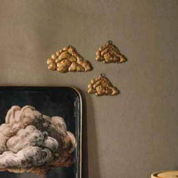 Ornement Nuage laiton patiné Boncoeurs