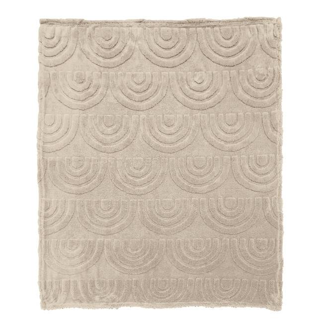 Plaid couverture moelleuse motif arc-en-ciel – pour canapé et lit