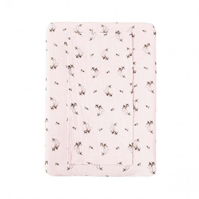 Housse pour matelas à langer Rose