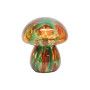 Lampe LED champignon tachetée vert