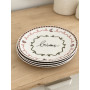 Assiettes Bisous - lot de 4