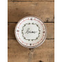 Assiettes Bisous - lot de 4