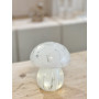 Lampe décorative champignon à LED blanche