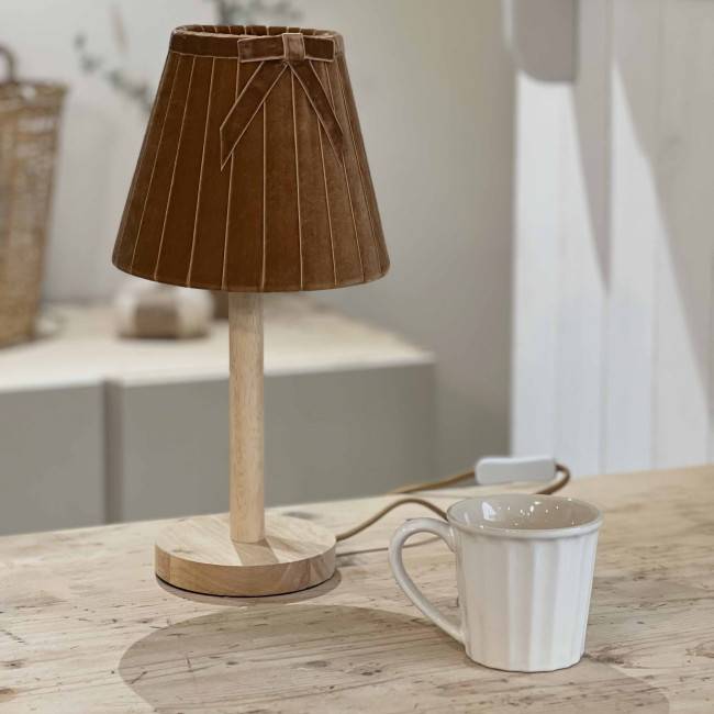 Lampe à poser Mistinguette Brun foncé