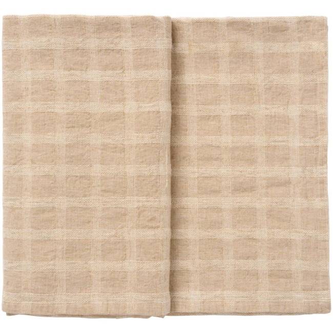 Nappe à carreaux ton sur ton