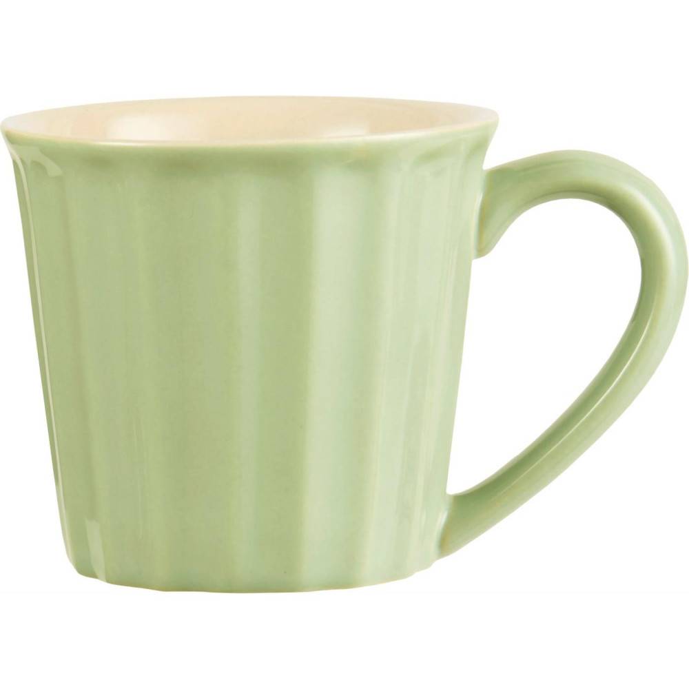 Grande Tasse En Grès Atelier Faite Main UK - Thème Souris, Couleur Beige | Tasse Café Originale Et Excentrique