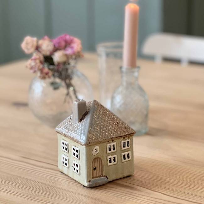 Petite maison photophore sauge