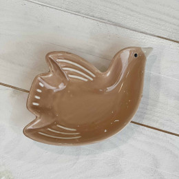 Coupelle Cuicui oiseau - Beige poudre