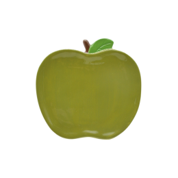 Assiette pomme - Kaki