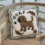 Coussin Chien Ouaf