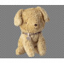 Peluche petit chiot beige