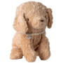 Peluche petit chiot rose poudre
