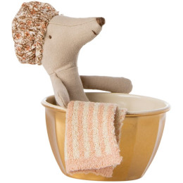 Souris bien-être grande sœur rose - Maileg