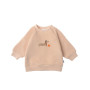 Sweatshirt beige motif teckel