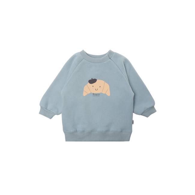 Sweatshirt bleu Croissant