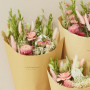 Bouquet de fleurs séchées Rose élégant