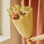 Bouquet de fleurs séchées Rose élégant