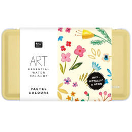 Aquarelle couleurs pastels