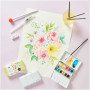 Aquarelle couleurs pastels