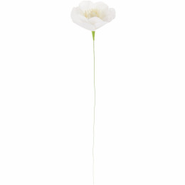 fleur de papier anémone Blanc