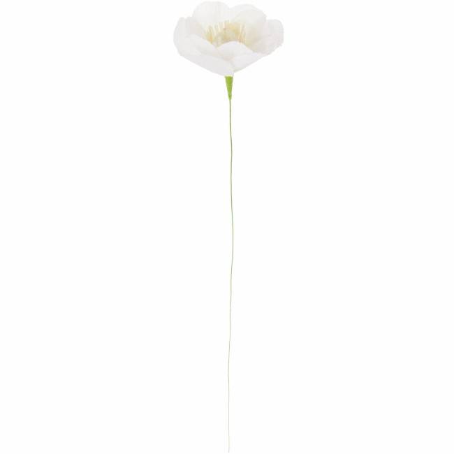 fleur de papier anémone Blanc