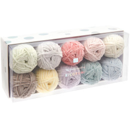 Ricorumi kit 10 pelotes Nilli Nilli Pastel