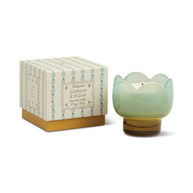 Bougie en verre Tulipe Glycine & Sauge