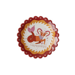 Assiette signe du Zodiaque - Capricorne