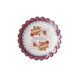 Assiette signe du Zodiaque - Poisson