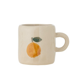 Tasse en grès citron