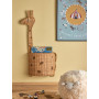 Grand panier mural Girafe