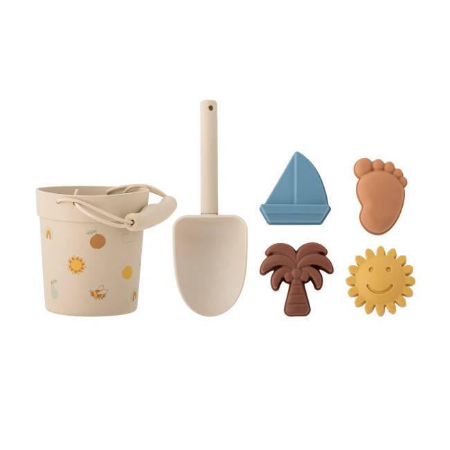 Jouets de plage silicone motifs soleil