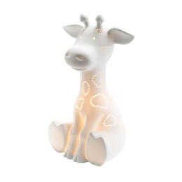 Lampe veilleuse en porcelaine - Girafe