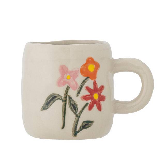 Tasse en grès Millie petites fleurs