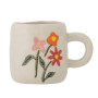 Tasse en grès Millie petites fleurs