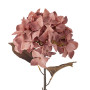 Hortensia Rose tige - Fleur artificielle